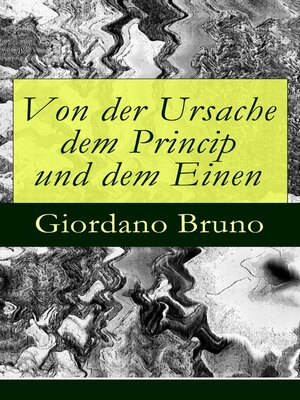 cover image of Von der Ursache dem Princip und dem Einen